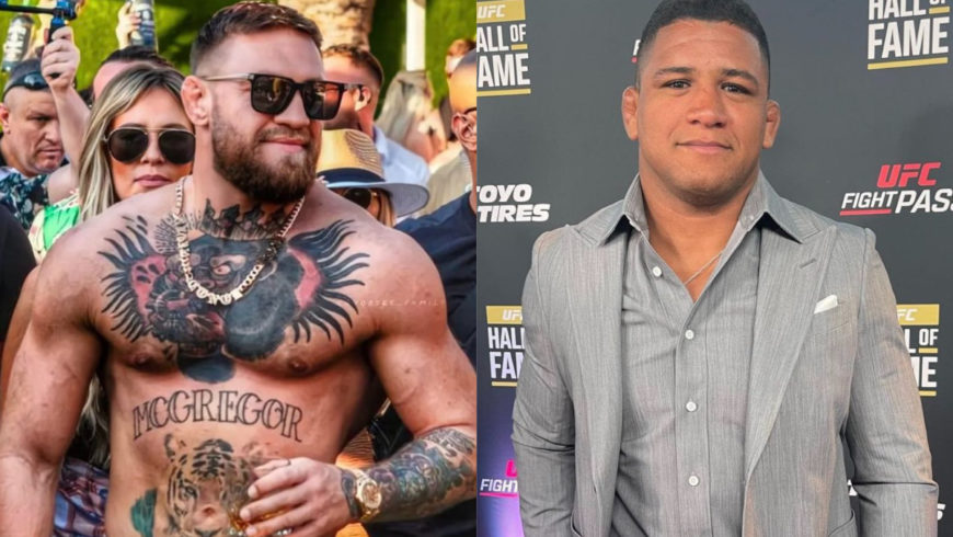 Conor McGregor and Gilbert Burns