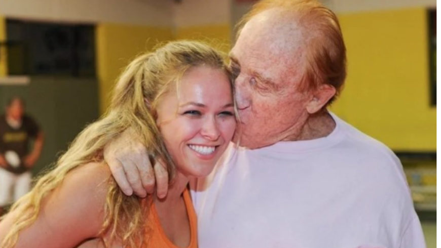 Ronda Rousey and Gene LeBell
