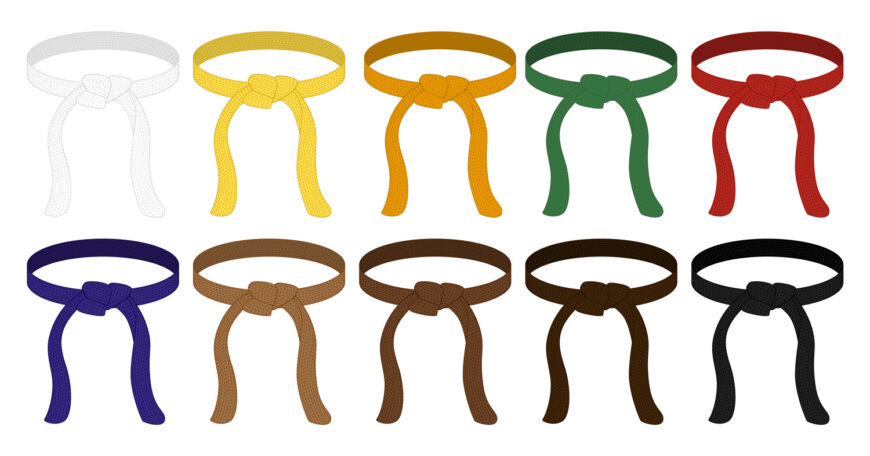 karate belts colours in order