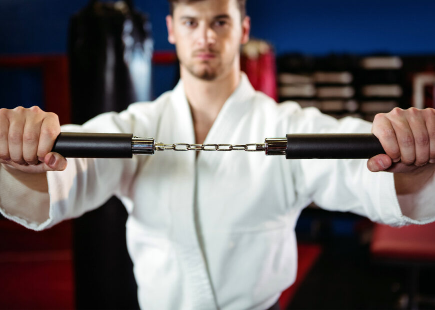 Practicing With Nunchaku