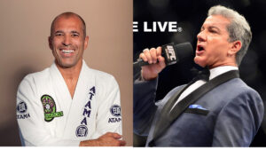 Royce Gracie And Bruce Buffer