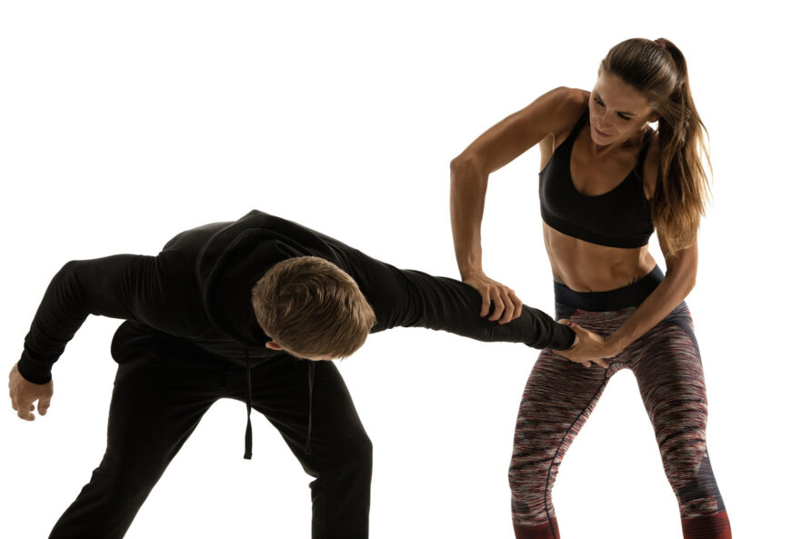 Man And Woman Fighting