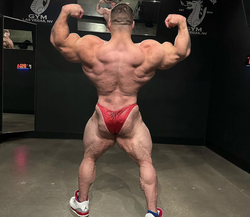 Nick Walker Back Double Biceps