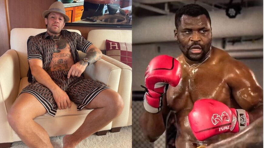 Conor McGregor and Francis Ngannou