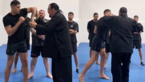 Alex Pereira Gets Lesson From Steven Seagal