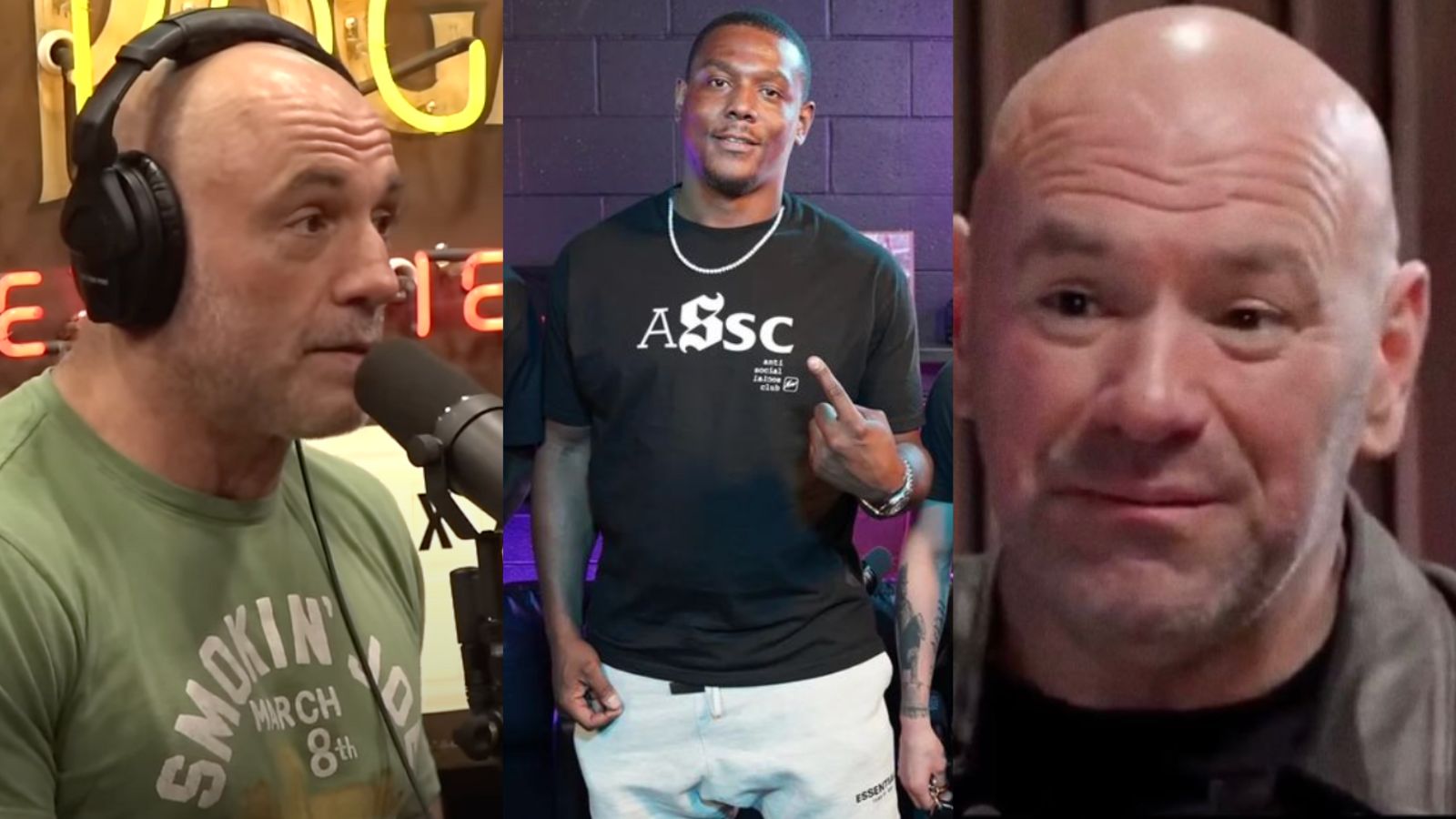 Joe Rogan Reacts To Podcaster Who Thought He Was Dana White, Jamahal ...