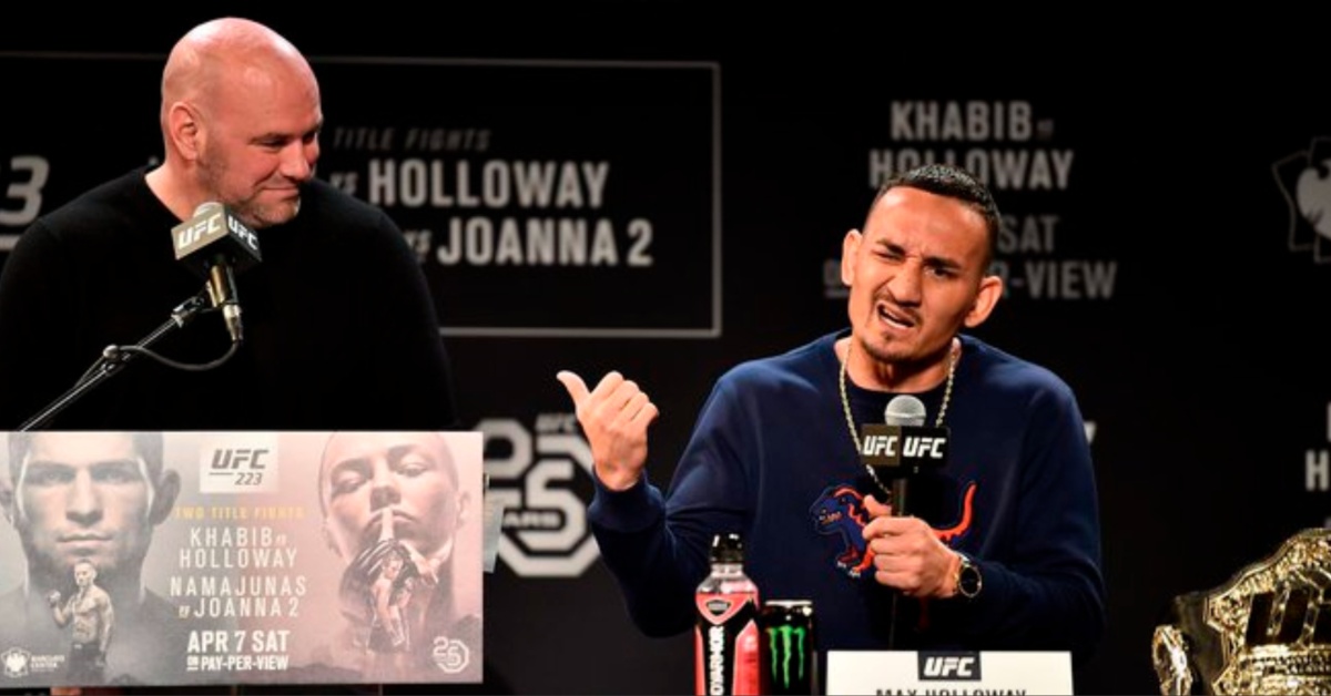 Dana White Labels Max Holloway as the 'Greatest Featherweight of All