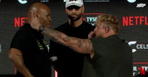 Mike Tyson Vs Jake Paul Face Off