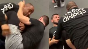 Daniel Cormier Khabib Grappling