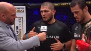 Khabib Reacts To Usman Nurmagomedov Win