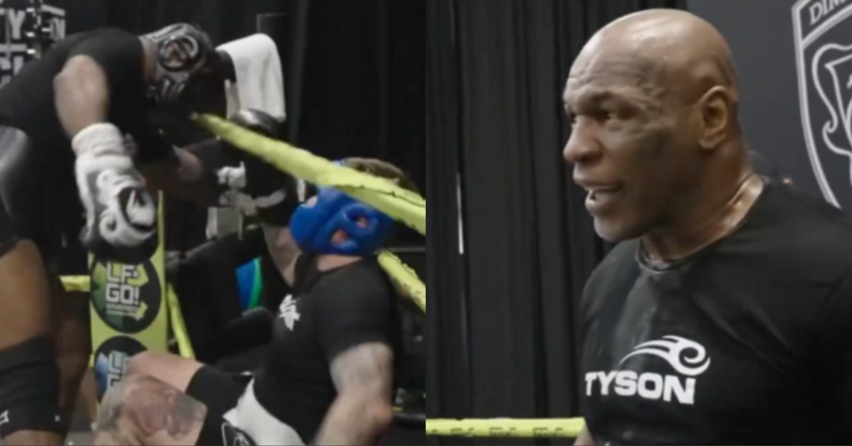 'Iron' Mike Tyson Drops Sparring Partner In Recently Released Training