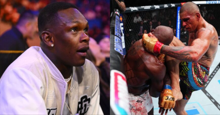 Israel Adesanya Reacts To Alex Pereir S Brutal Beatdown Of Khalil Rountree At Ufc 307 It S Gonna Be Chama Time