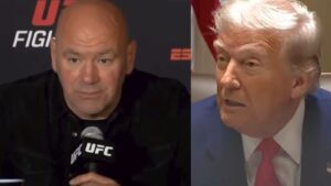 Dana White Donald Trump