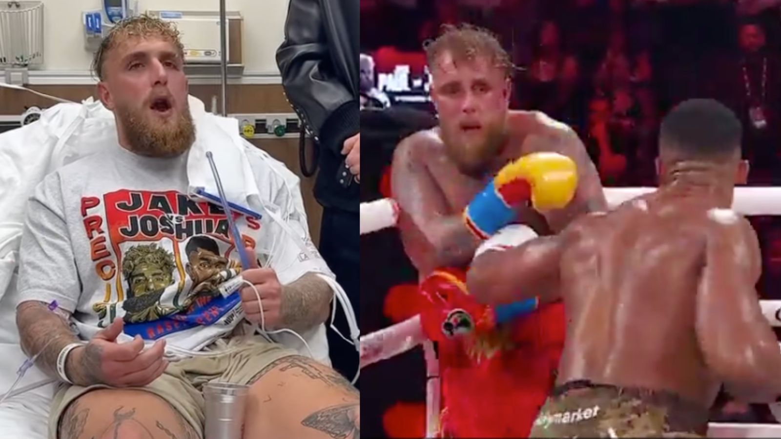 Jake Paul Taken to Hospital With Broken Jaw After Sixth Round Knockout Loss to Anthony Joshua
