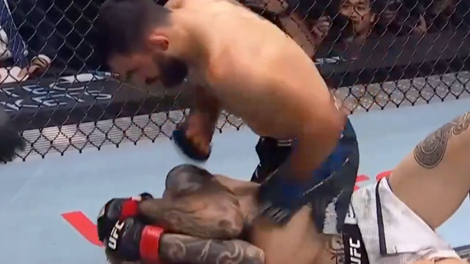 Benoit Saint Denis Finishes Dan Hooker in Round Two at UFC 325 - Highlights