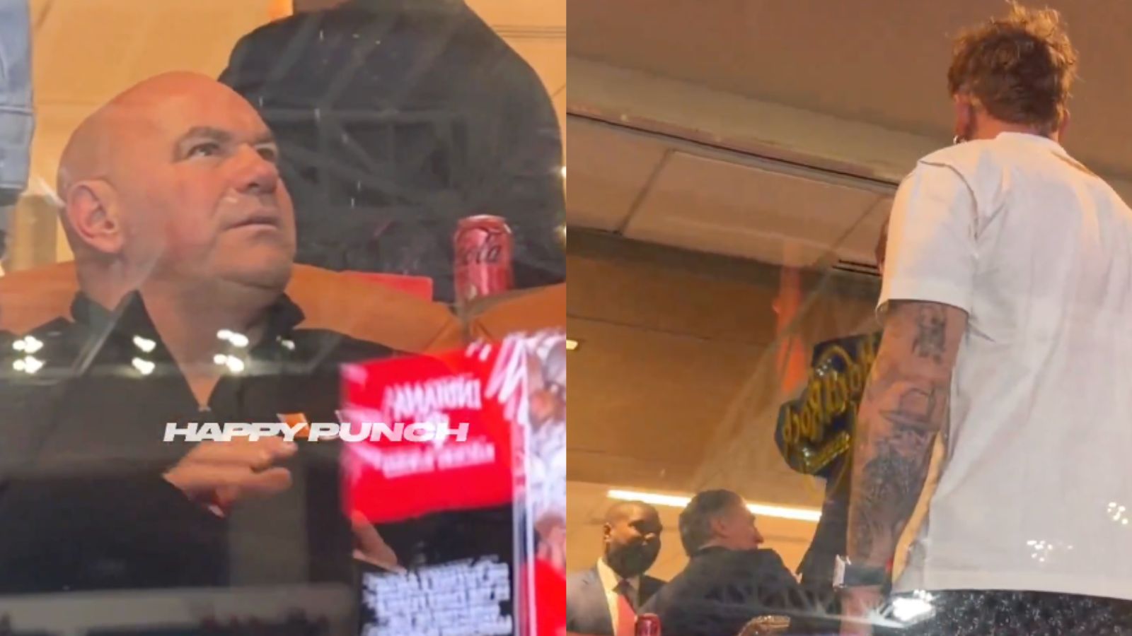 Dana White and Jake Paul Have Brief Encounter at College Football Playoff National Championship