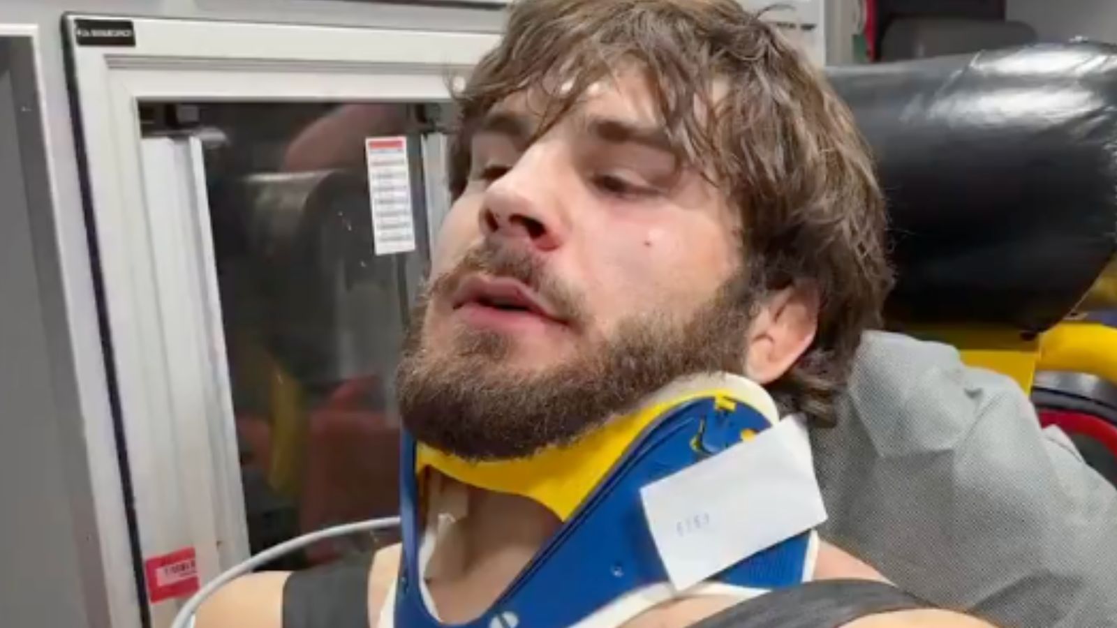 Georgio Poullas Speaks From Ambulance After Post Match Clash With Arman Tsarukyan at RAF 6