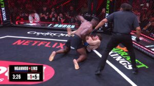 Francis Ngannou knocks out Philipe Lins at MVP MMA 1