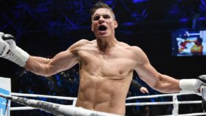 Rico Verhoeven celebrating in the ring