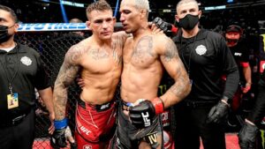 Charles Oliveira after a UFC fight