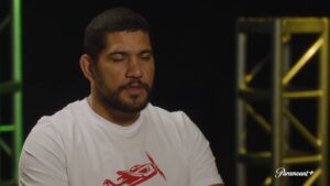 Alex Pereira during a UFC interview