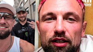 Craig Jones during Ariel Helwani interview about Islam Makhachev and Khabib Nurmagomedov at UFC 322