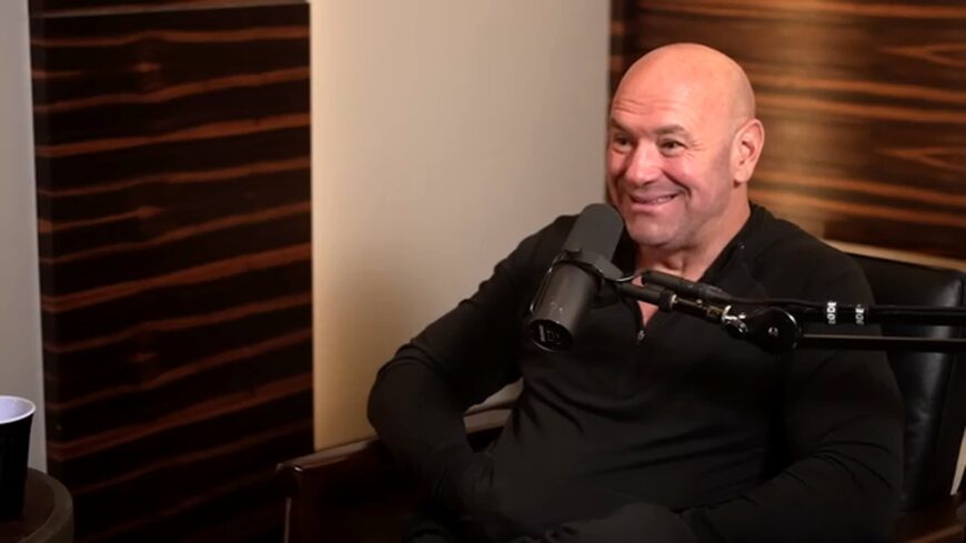 Dana White discussing Jon Jones as his UFC greatest of all time pick in a Lex Fridman interview