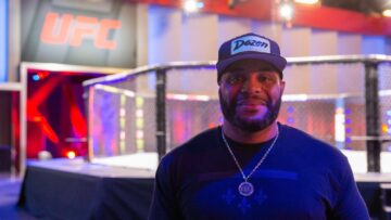 Daniel Cormier at a UFC studio set