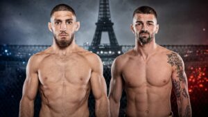 Fabià Sintes and Michael Aljarouj UFC Paris matchup graphic