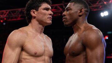 Mike Malott and Joaquin Buckley face off in an editorial image for UFC Edmonton.