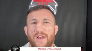 Merab Dvalishvili accepts Fighter of the Year at the 17th Annual World MMA Awards