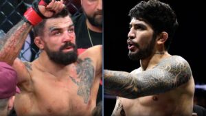Mike Perry and Dillon Danis before their Aug. 29 MMA fight