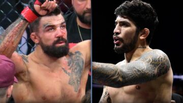 Mike Perry and Dillon Danis before their Aug. 29 MMA fight
