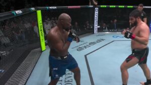 Rizvan Kuniev and Tyrell Fortune exchange strikes at UFC Abu Dhabi