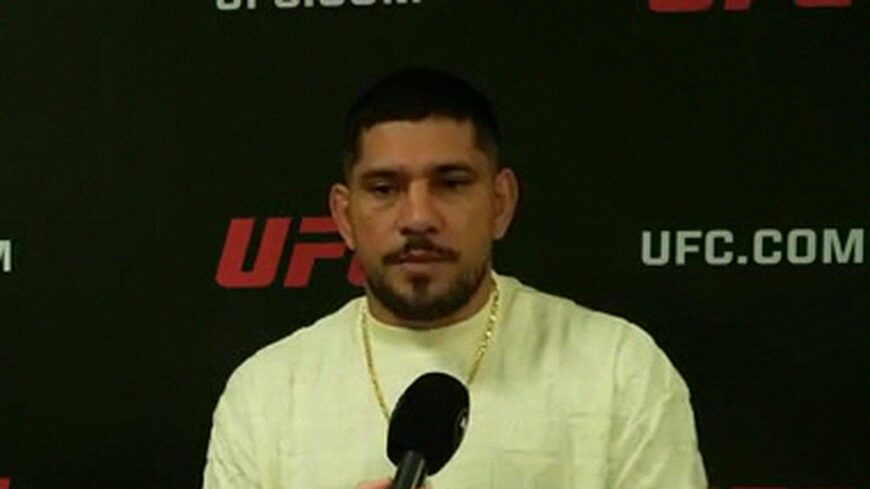 Alex Pereira speaks during TheMacLife interview about Herb Dean and Ciryl Gane