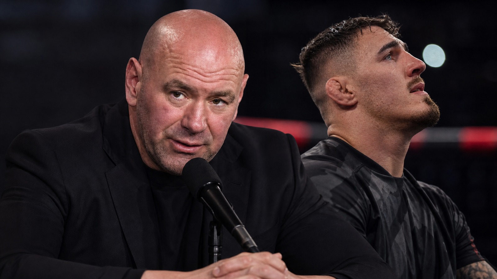 Dana White Denies Tom Aspinall Feud, Says Eddie Hearn Is “Drowning”