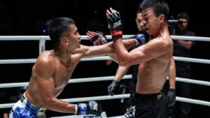 Kongsuk Sitsarawatsuer lands on Dedduanglek Torfunfarm at ONE Friday Fights 167