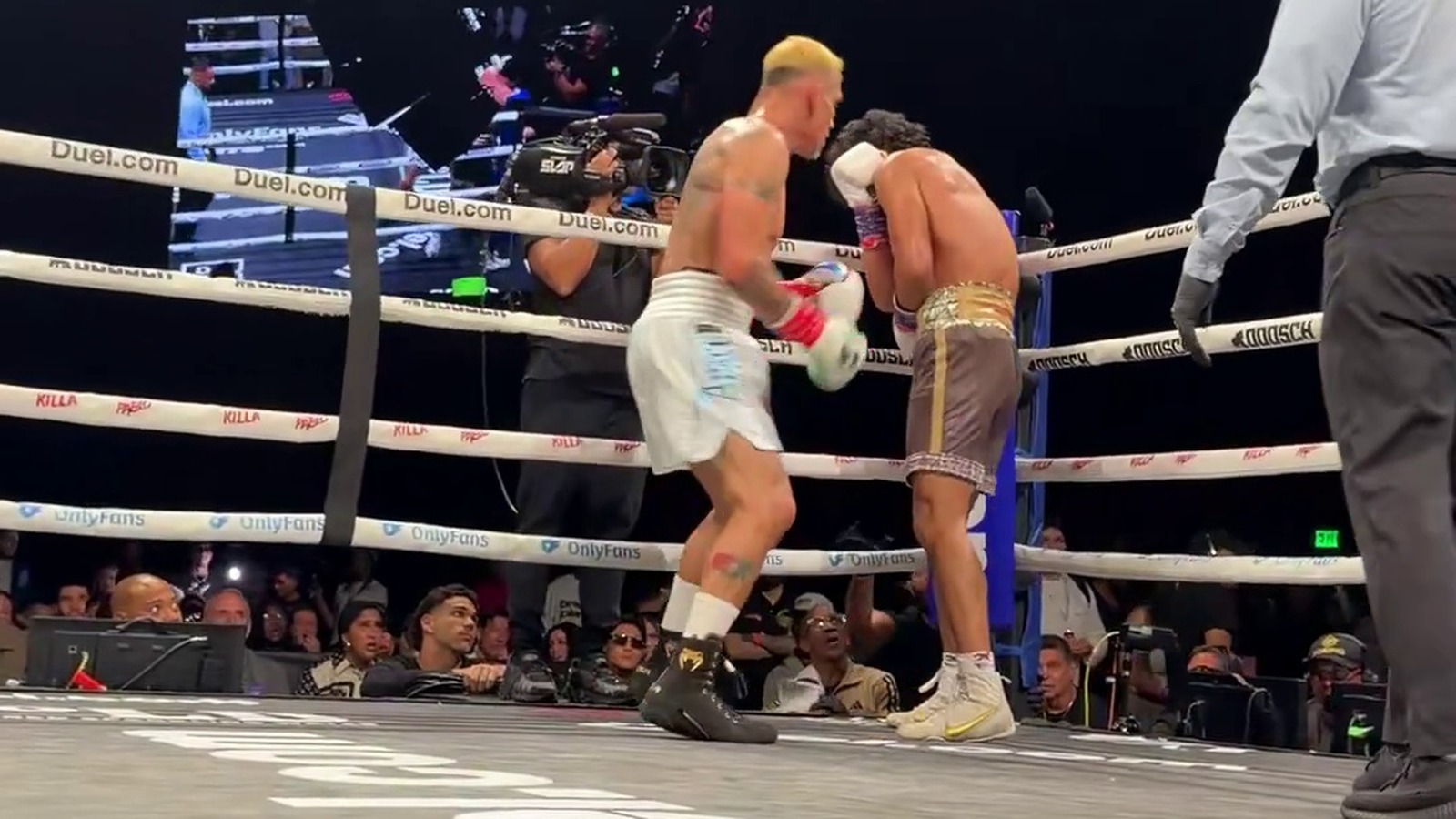 Tony Ferguson Stops Mahmood Sebie To Defend Misfits Boxing Title