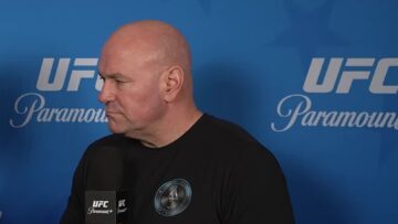 Dana White discussing UFC 333 during his October 14 interview
