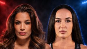 Julianna Peña and Diana Avsaragova ahead of their RAF Abu Dhabi matchup